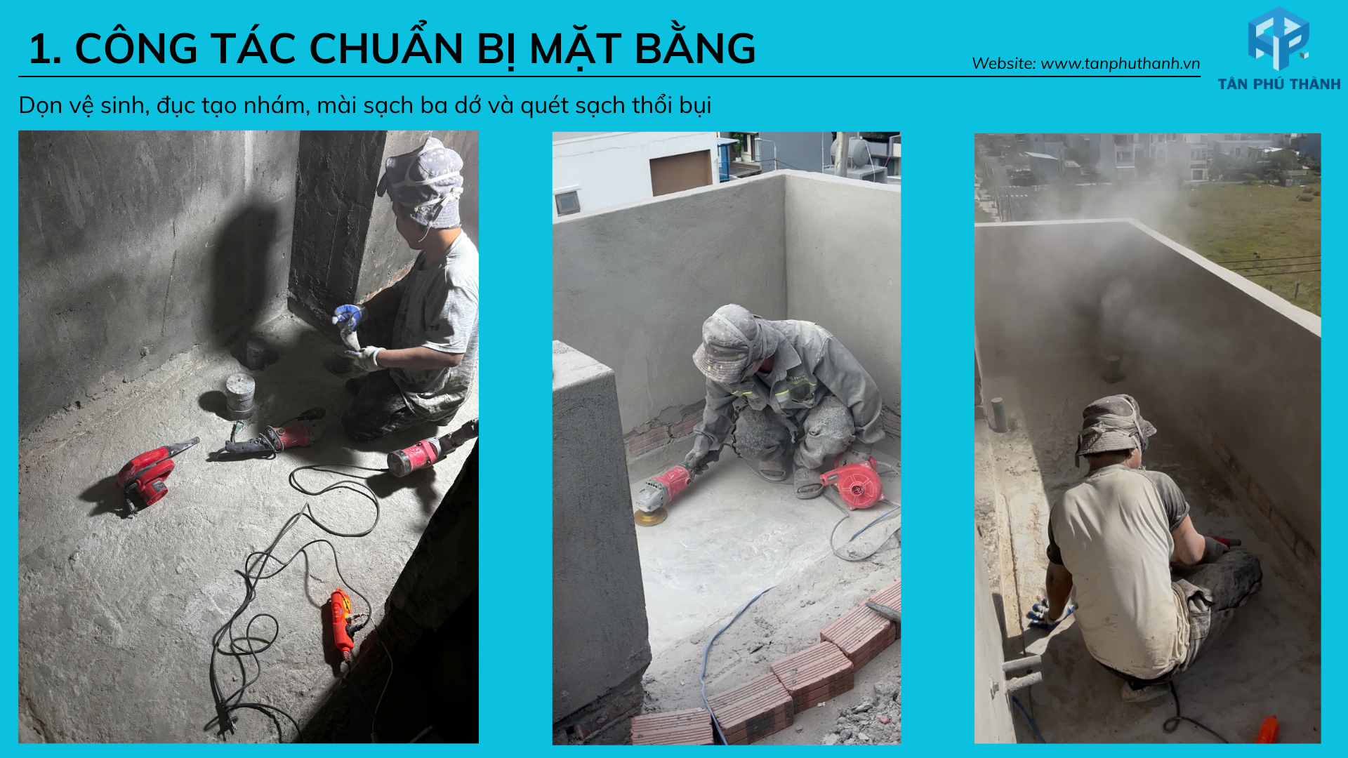 quy trình chống thấm 