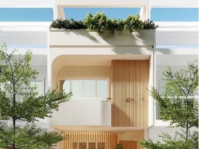 TD House Nhà phố 3 tầng - Những đường cong và nét thẳng đan nhau tạo nên khối thiết kế cân đối, thông minh và tinh tế