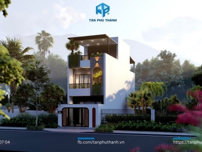 Ngôi nhà 3 tầng hiện đại mang vẻ đẹp mềm mại và đầy cảm xúc