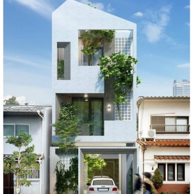Thi công trọn gói nhà phố 3 tầng - Hòa Xuân, Đà Nẵng