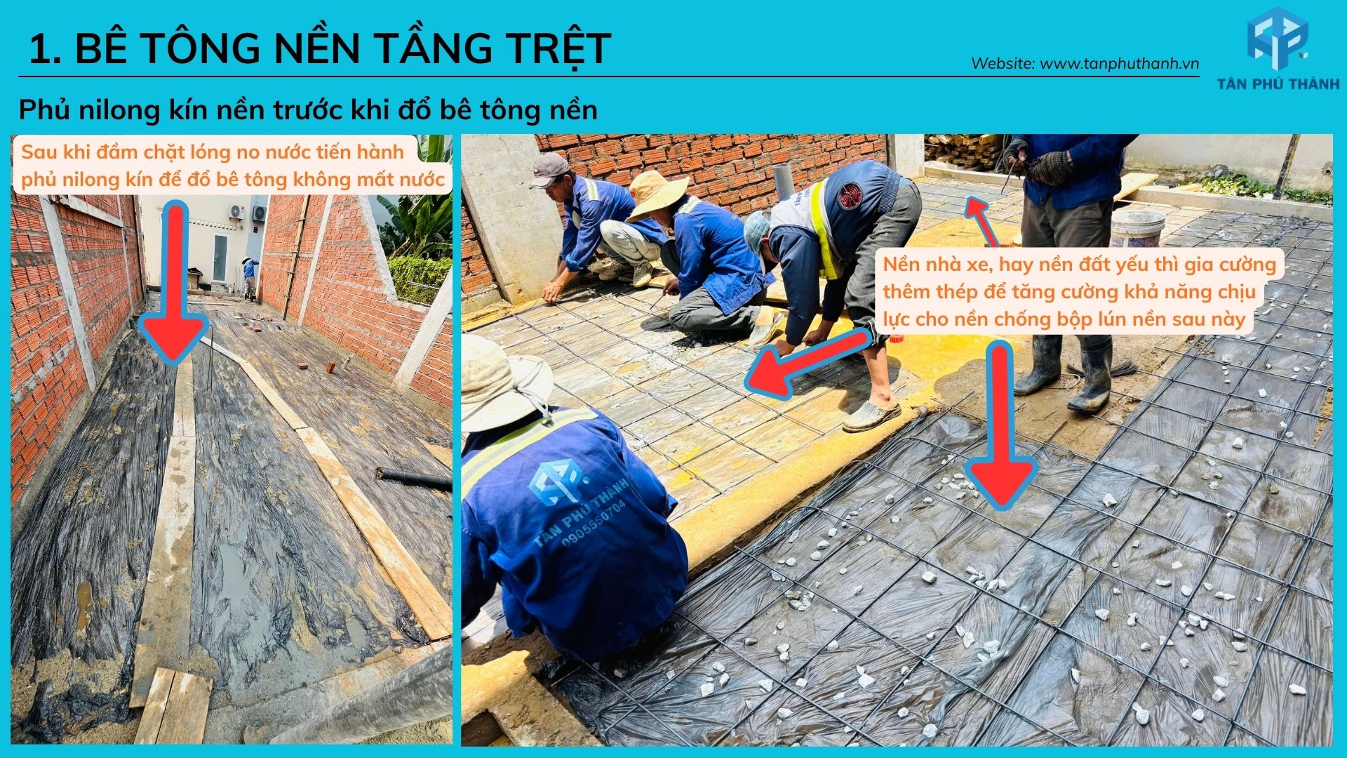 thi công phần thô nhà phố