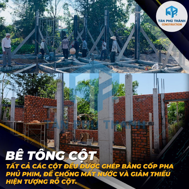 Thi công xây dựng phần thô Đà Nẵng