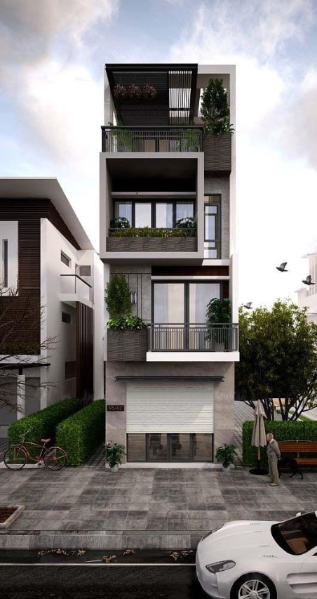 Mẫu nhà 4 tầng đẹp