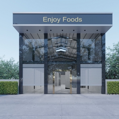 Nhà thép tiền chế - ShowRoom kết hợp văn phòng làm việc Nhà thép tiền chế - ShowRoom kết hợp văn phòng làm việc